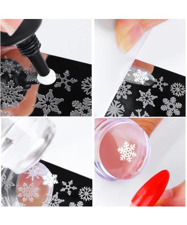 French Nail Stamper Kit with Scrapers and Replaceable Heads - Christmas Stocking Stuffers for Women - Buy Online on GoSupps.com