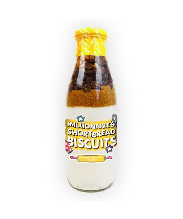 Millionaire's Shortbread Biscuits Baking Bottle | Easy To Make Baking Mix | Kids Baking Gift | 638g Treat Kitchen - Buy Online on GoSupps.com