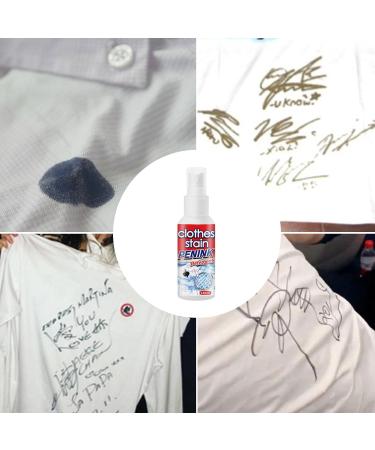 Ink and Stain Remover Spray | 100ml Clothes Stain Remover Portable Instant Clothes Stain Marker Remover Spray - for Various Fabrics Glazed Ceramic Tiles Fiberglass - Buy Online on GoSupps.com