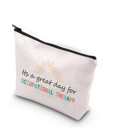 Cosmetic Bag for Therapy from Ot Students Gift for Ot Thank You with Zipper Good Day for Ot Fashionable