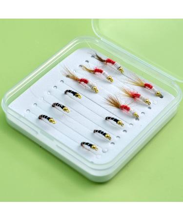 YAZHIDA Fly Fishing Trout Kit - Rainbow Warrior & Zebra 2-Tone | International Shipping Available - Buy Online on GoSupps.com