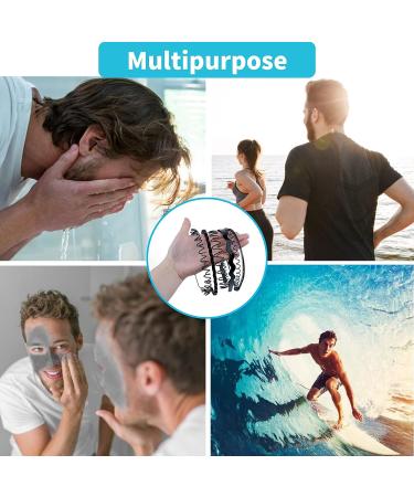 BOYIVI 6PCS Metal Headbands - Unisex Sports Fashion Hair Hoop Set in Black - Buy Online on GoSupps.com