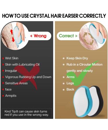 Crystal Hair Eraser - Painless Hair Removal Tool for Women and Men - Buy Online on GoSupps.com