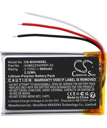 Replacement Battery for Bang & Olufsen BeoPlay H4 - 600mAh/3.7V Compatible with Part Numbers 1643874 643826 AHB622540PMT-02 - International Shipping Available - Buy Online on GoSupps.com