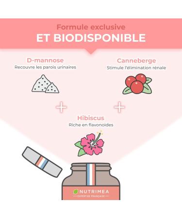Cysticure - Inconfort Urinaire & Protection de la Flore Intime - Synergie Efficace avec Canneberge Hibiscus & D-Mannose - 60 G lules Vegan - Nutrimea - Fabriqu en France - Buy Online on GoSupps.com