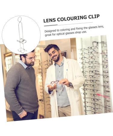 NOLITOY Lens Tinting Clip - Eyeglasses Lens Fixing Stand & Metal Coloring Rack for Optimal Dyeing Results - Buy Online on GoSupps.com