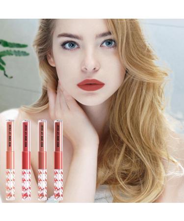 SenhE Lip Gloss PlumperWaterproof Glossier Lip Gloss Double Head Women Lip Makeup Accessories Makeup Mothers Day Gift for Girls and Women - Buy Online on GoSupps.com