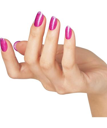 Bluesky Gel Nail Polish Butterfly Queen 80602 Pink Glitter Magenta Purple Long Lasting Chip Resistant 10 ml (Requires Drying Under UV LED Lamp) - Buy Online on GoSupps.com