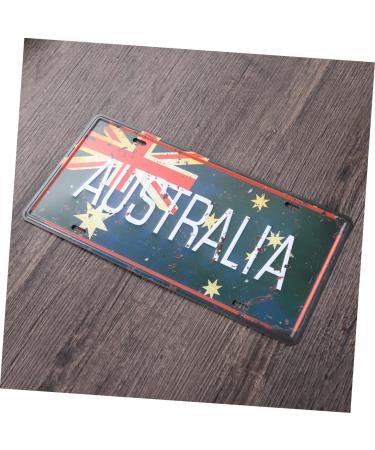 Alipis Emblems Antique Signs Iron Sign Painting Iron Painting Tin Signs License Plate Signage Vintage - Buy Online on GoSupps.com