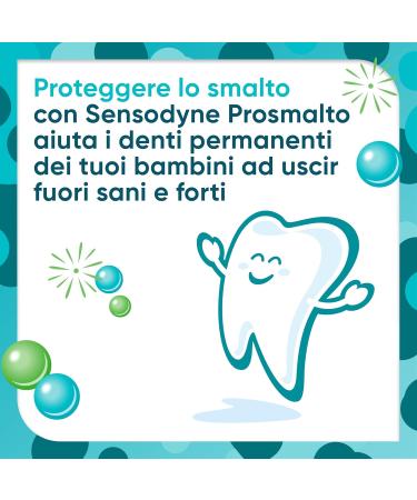 Haleon Sensodyne Prosmalta childrens toothpaste for children aged 06 years gently strengthens tooth enamel and protects against tooth decay for 24 hours natural flavor strawberry and mint 50 ml - Buy Online on GoSupps.com