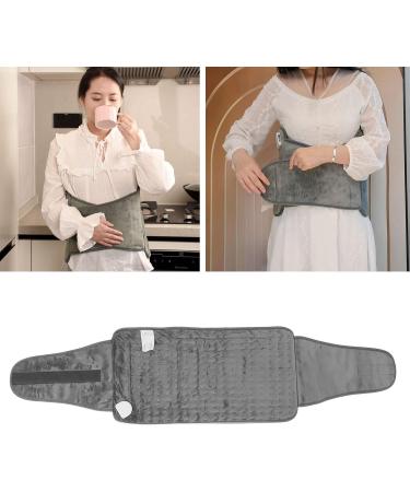 Alomejor Electric Waist Heating Blanket - Upgraded Velcro Warmer with Controller for Office Use - Gray - Buy Online on GoSupps.com