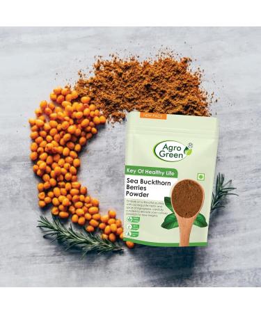 Sea Buckthorn Berries Powder - Sea Buckthorn Berry Powder - Dry Sea Buckthorn Berries Powder - (50 gm) - Buy Online on GoSupps.com