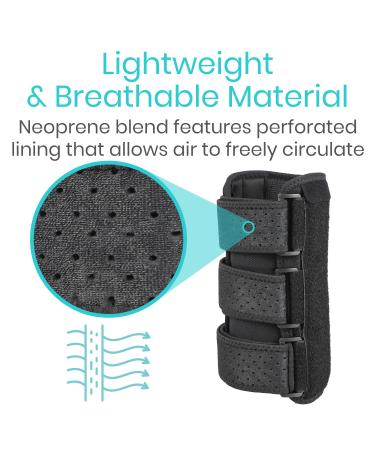 Vive Night Elbow Brace with Removeable Splints for Pain Relief - Ideal for Tendonitis, Cubital Tunnel Syndrome, Ulnar Nerve, Tennis - Unisex Black - Buy Online on GoSupps.com