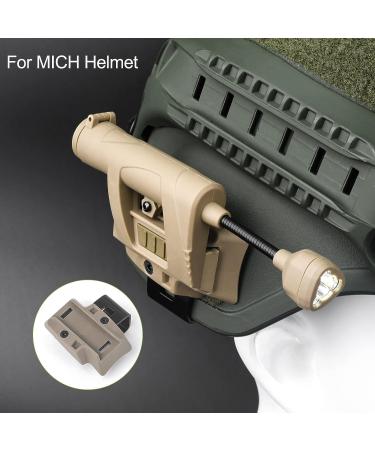 NOBUHIRO Tactical Helmet Light - Military Green/Red/White/IR Illumination Tool for Outdoor Sports - Includes 2 Helmet Lamp Mounts - Bendable Survival Signal Lights - Buy Online on GoSupps.com