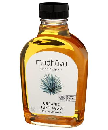 Madhava Agave Nectar Organic Light 23.5 oz - Pure Natural Sweetener - Buy Online on GoSupps.com