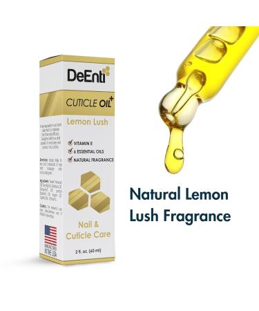 Buy DeEnti Jojoba Cuticle Oil - 2oz Lemon Scented Nail Hydrating Repair Oil | Vitamin E & Professional Salon Quality Manicure Supplies - Buy Online on GoSupps.com