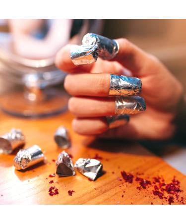 G2PLUS Gel Nail Remover Foils - 100PCS Nail Foil Removal Wraps - Silver - Buy Online on GoSupps.com