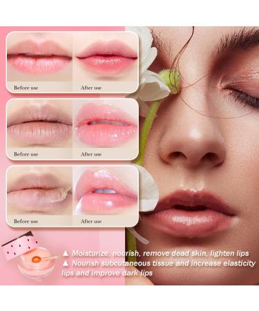 4 Pcs Honey Lip Balm Strawberry Apple Watermelon Lip Mask Moisturizing Lip Sleeping Mask Hydrate Repair Prevent Dry Cracked Lip (Honey+Strawberry+Apple Lime+Watermelon) 4 Kinds of Fruits - Buy Online on GoSupps.com