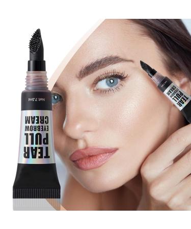  Zunishaone Eyebrow Tint Peel Off Tinted Gel | Long Lasting Eyebrow Gel Quick Dry Waterproof Sweat Resistant Natural Eyebrow Mascara for Perfect Definition - Buy Online on GoSupps.com