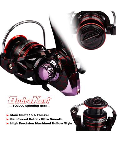 X-Warping Painting Carbon Fiber Telescopic Fishing Rod and Reel Combo Kit (1.8M) - Red Full Kit 6.29FT - Perfect Gift for Fishing Beginners and Anglers - Includes Tackle Box - Buy Online on GoSupps.com