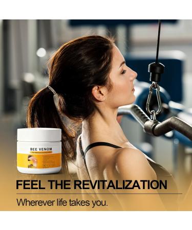 Creme Venin D'Abeille Cr Me Avec Venin D Abeille Et Curcuma Gel Hydratant Et Doux Pour Le Cou Le Dos La Taille Et Les Mains Cr Me De Soin Quotidienne - Buy Online on GoSupps.com