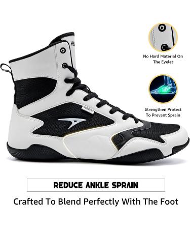 Men's Wrestling Shoes | Minimalist Cross Trainer with Ankle Protection | Breathable Lightweight Design - Buy Online on GoSupps.com