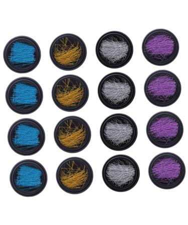 minkissy 16 Boxes Nail Art Ornaments Nail Wire Nailoo Nail Striping Tape Nail Art Metal Wire Nail Art Wire Nail Metal Threads Nail Charms Nail Threads Manicure Decorations Alloy