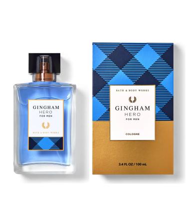Bath and Body Gingham Hero Cologne for Men | 3.4 Fl Oz