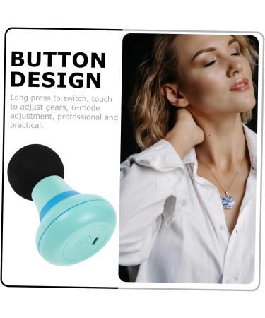 Beavorty Mini Electric Deep Massage Device - Pocket-Sized Back Massager for Home & Travel | 11.5x7.5cm Blue - Buy Online on GoSupps.com