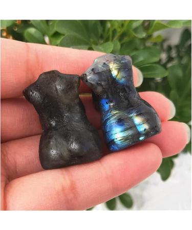 Minerals Stones 1.5inch Crystal Goddess Natural Labradorite Quartz Statue Carved Woman Torso gemper Body Sculpture Polished Crystal Stones Decoration Stone Mineral Specimen - Buy Online on GoSupps.com