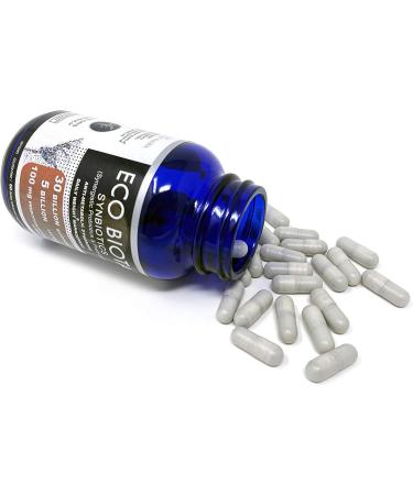 Eco Biota Vision Smart Center Probiotics Supplement 35 Billion CFU Unique Blackcurrant Anthocyanin Prebiotics for Digestive Health Stomach Acid Resistant Technology 60 Capsules (1) - Buy Online on GoSupps.com