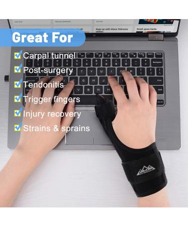 Buy Supregear Thumb Brace - Universal Adjustable Trigger Thumb & Wrist Support One Size Fits Most Black - Fast International Shipping - Buy Online on GoSupps.com