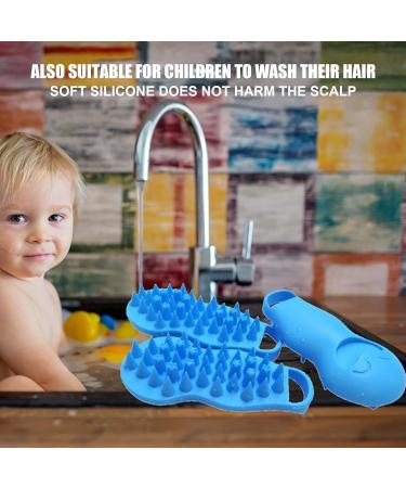 Top-Rated Silicone Hair Shampoo Brush & Scalp Massager - Perfect for Men & Women | Wet & Dry Head Scrubber - Buy Online on GoSupps.com