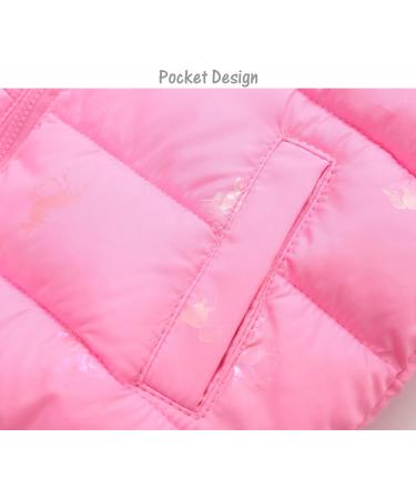 Pink Hooded Toddler Puffer Coat | Kids Winter Jacket for Boys & Girls 4-5 Years | Lightweight & Waterproof Outwear - Buy Online on GoSupps.com