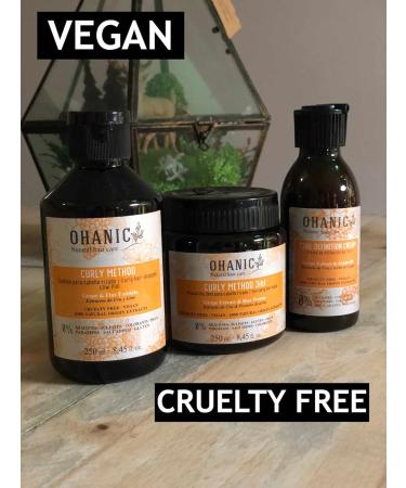 OHANIC Curly Method (1000) Shampoing cheveux boucles professionnel. Vegan and cruelty free. Sans sulfate. Soin des cheveux boucl s. Aux extraits de raisin et de lin. - Buy Online on GoSupps.com
