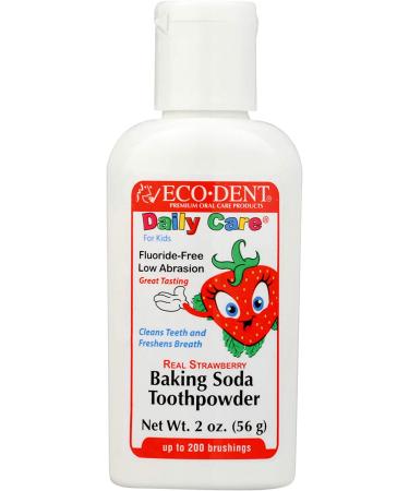 Eco-Dent Kids Toothpowder - Strawberry Flavor, 2 oz | Natural Tooth Care - Buy Online on GoSupps.com