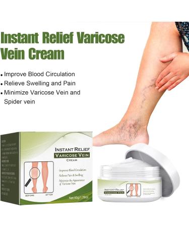 Vein Repair Cream Improve Blood Circulation Prevent Recurrence Easy to Apply Moisturizing Carefully Formulated Organic Matter 1.8 Oz - Buy Online on GoSupps.com