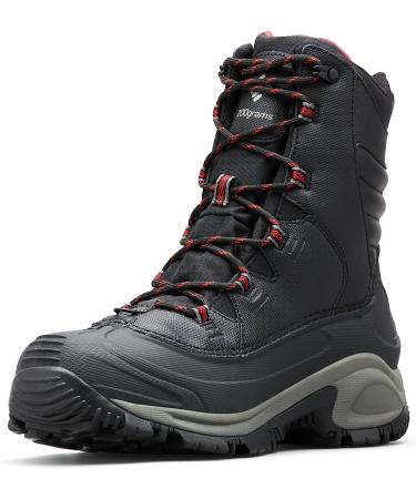 Columbia Men's Bugaboot III Snow Boot 15 Wide - Black/Bright Red - Buy Online on GoSupps.com