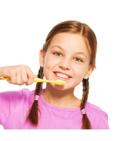 Dental Tooth Hair Ties - 20pc Elastic Ponytail Holders with Cute Teeth Pattern - Perfect Gift for Dental Hygienists & Girls - Buy Online on GoSupps.com
