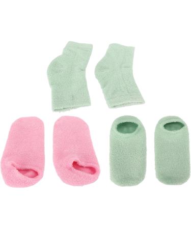 Qukaim Heels Moisturizing Socks Moisturizing Gel Heel Sleeves Exfoliating Heels Moisturizing Socks Set Nourishing Spa Socks Improves Roughness and Skin Rejution - Buy Online on GoSupps.com