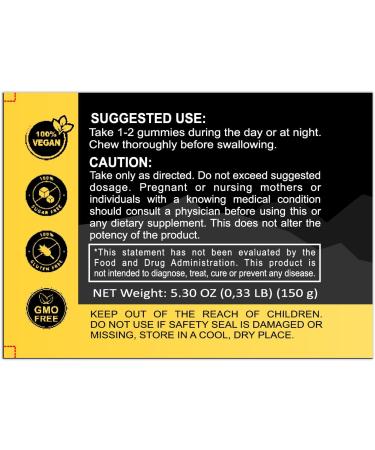 BIZYAC Organic Shilajit Gummies for Men and Women with Sea Moss & Ashwagandha 100% Himalayan Extract with 105+ Trace Minerals Burdock Root & Lion s Mane Vegan Sugar-Free 60 Gummies - Buy Online on GoSupps.com