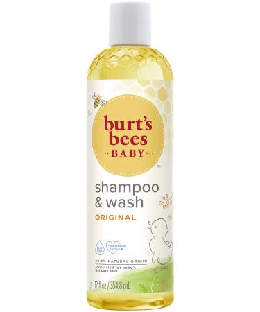 Burt's Bees Baby Shampoo & Wash, Original Tear Free Baby Soap - 12 Ounce Bottle