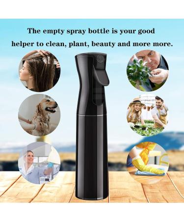 HUGE FUN Empty Continuous Ultra Fine Mister Water Spray Bottle - 6.8 oz (200ml) Green for Hair Styling, Plant Care, Cleaning Solutions, Gardening - Buy Online on GoSupps.com