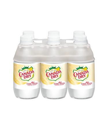 Canada Dry Diet Tonic Water, 10 Fluid Ounce Plastic Bottle, 6 Count