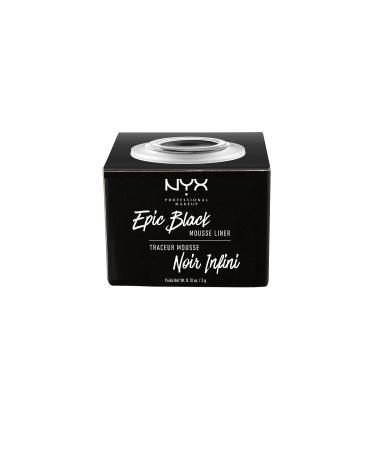 NYX Epic Black Gel Eyeliner 0.11 oz - Professional Makeup Mousse Liner - Buy Online on GoSupps.com