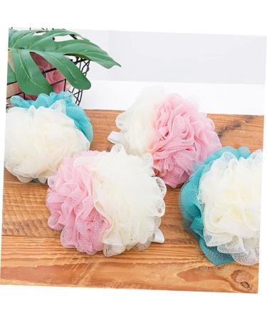 Minkissy 6 Pcs Mesh Bath Ball Loofah Set - Natural Exfoliating Bath Sponges & Scrubbers for a Luxurious Shower Experience - Buy Online on GoSupps.com