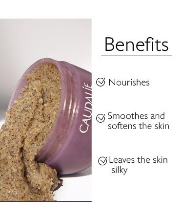Caudalie Vinosculpt Crushed Cabernet Exfoliating Body Scrub 8.4 oz - Smooth & Moisturized Skin - Buy Online on GoSupps.com