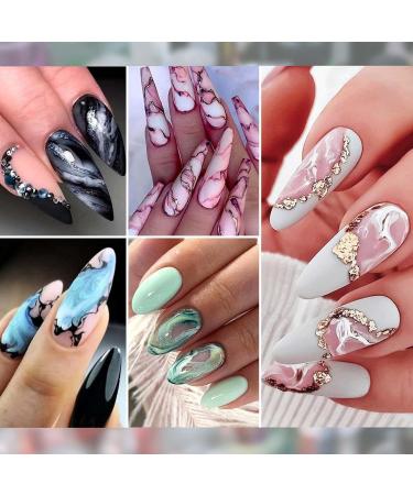 U-Shinein 12 Colors Watercolor Nail Paint Powder - Holographic & Chrome Nail Art Glitter for DIY Manicure - Buy Online on GoSupps.com