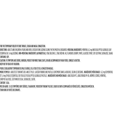 HALLS Cherry Flavour Cough Drops Throat Lozenges Sore Throat Relief Mentho-Lyptus 30 Lozenges Cherry 30 Count (Pack of 1) - Buy Online on GoSupps.com