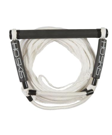HO Sports 67127090 Universal Deep V 1 Piece 75 Foot 1 Section Slalom Water Ski Mainline Tow Line Rope & 12 Inch Handle with Tacky Grip - Buy Online on GoSupps.com